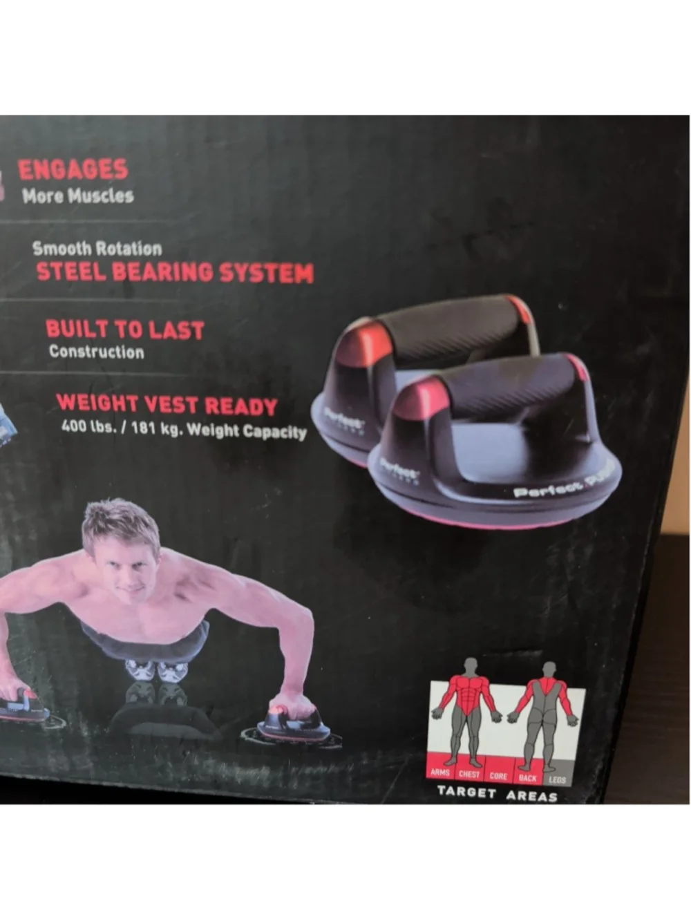 Perfect Fitness Pushup Elite Rotating Handles Set